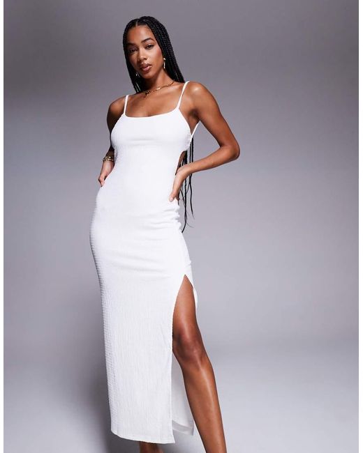 Princess Polly Purple V Neck Cross Back Maxi Dress