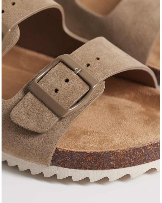 SEQWL Wide Fit Multicolor Seqwl Olsen Wide Fit Double Buckle Flat Sandals