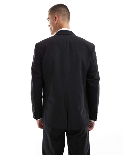 Jack & Jones Black Regular Fit Suit Jacket for men