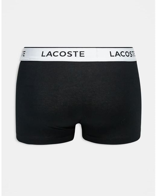 Lacoste Set Van 3 Boxershorts in het Black voor heren
