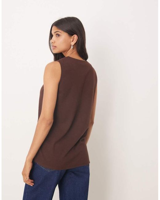 Glamorous Purple Crew Neck With Side Splits