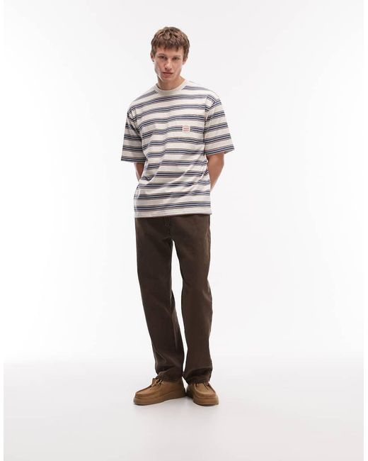Levi's White Workwear Pocket Logo Relaxed T-shirt for men