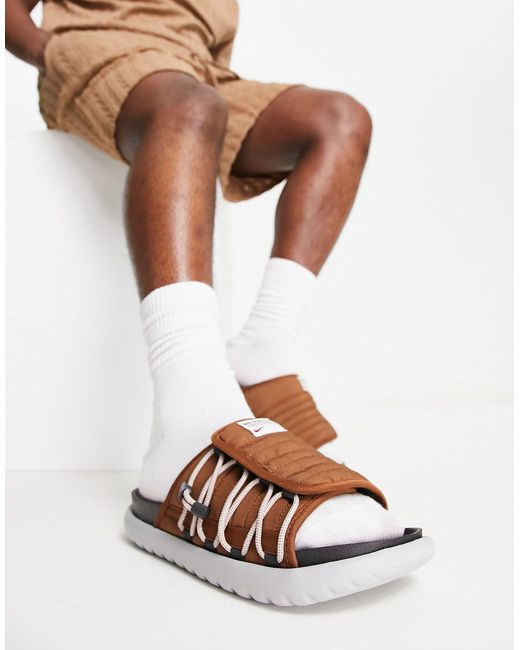 Sandalias color nuez pecana asuna 2 Nike de hombre de color Marrón | Lyst