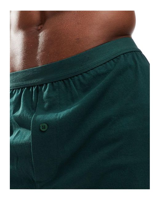 ASOS Green Jersey Boxer for men