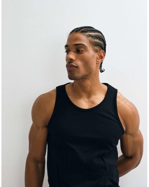JJ Rebel – 2er-pack basic-trägertops in Multicolor für Herren