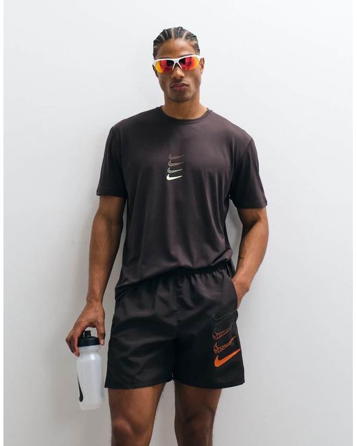 Nike Gray Dri-Fit T-Shirt for men