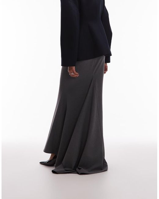 ASOS White Maxi Skirt With Fish Tail