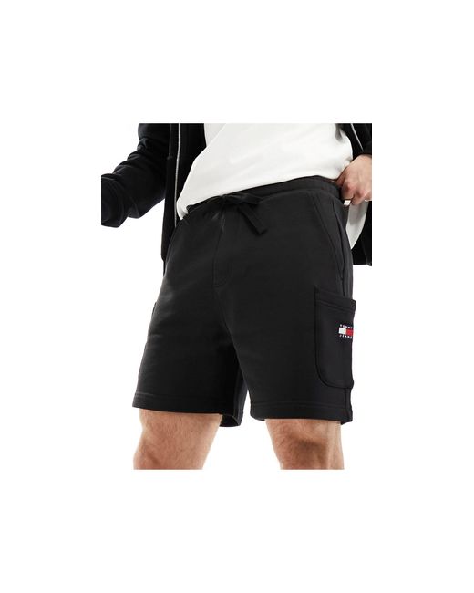 Tommy Hilfiger Black Badge Logo Cargo Shorts for men
