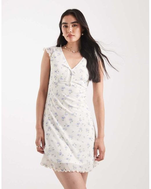 Vestito Da Giorno Corto di New Look in White
