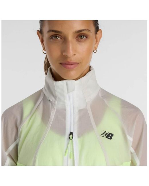 New Balance White Rc Jacket