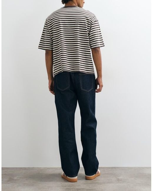 Abercrombie & Fitch Blue Relaxed Fit Jeans for men