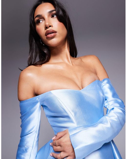 Forever New Blue – strukturiertes minikleid