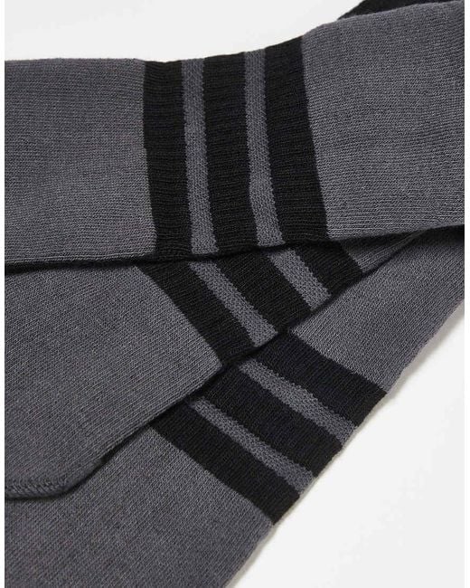 Adidas Originals Black Adidas Running Essentials Ankle Socks for men