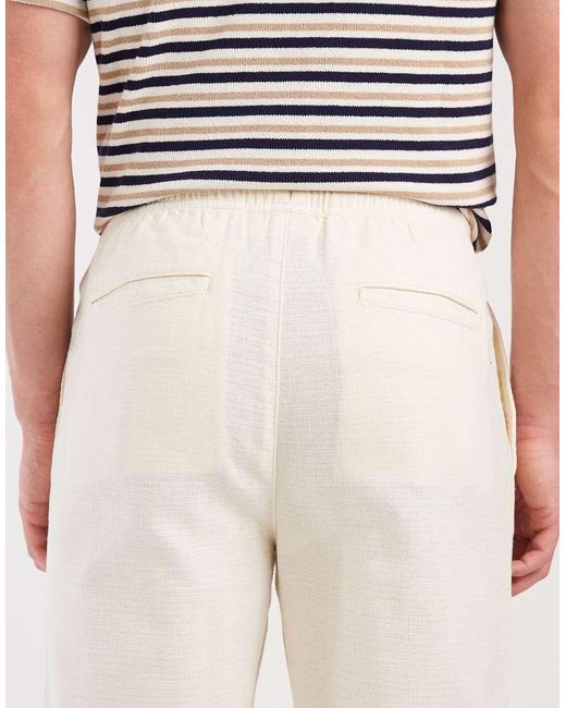 Redefined Rebel Natural Gus Comfort Fit Trousers for men