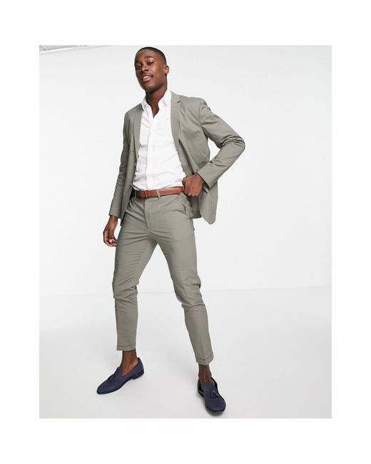 Jack \u0026 Jones Premium Slim Fit Cropped 
