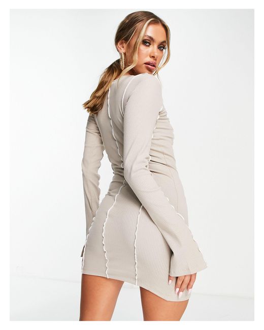 The Couture Club Cotton Rib Exposed 