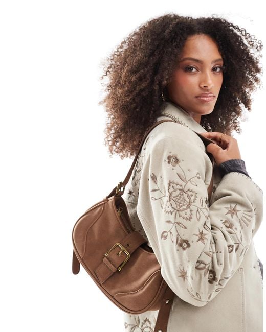 Cotton On Brown Karli Micro Underarm Bag