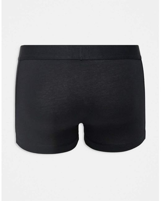 Boss Black Boss Bodywear 3-Pack Front Icon Logo Trunks for men
