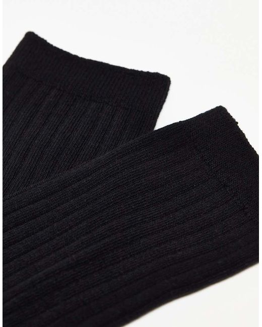Weekday White Ribbed Socks 5-pack for men