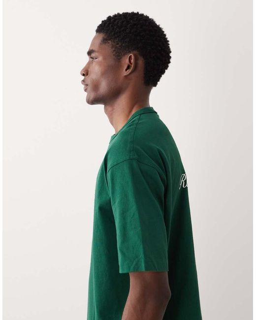 Polo Ralph Lauren Green Heavyweight Heritage Crest Back Print T-shirt for men