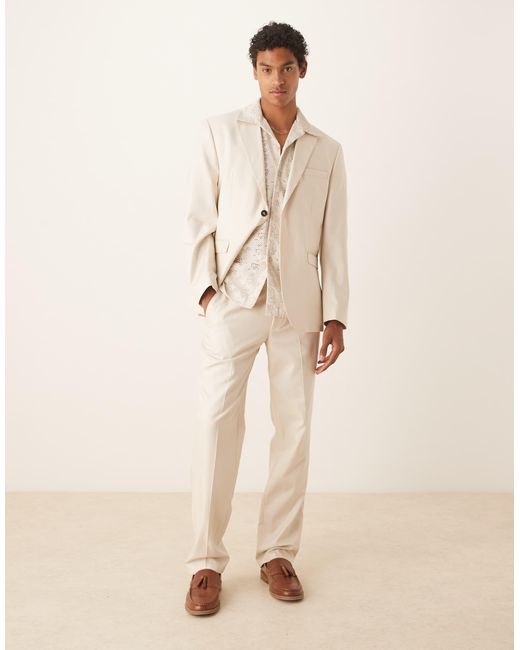 SELECTED Natural Ascot Regular Fit Trouser for men
