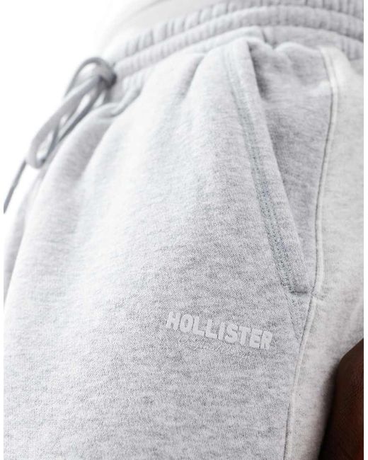 Hollister Baggy Varsity-Joggingbroek Met Zijstreep in het Blue voor heren