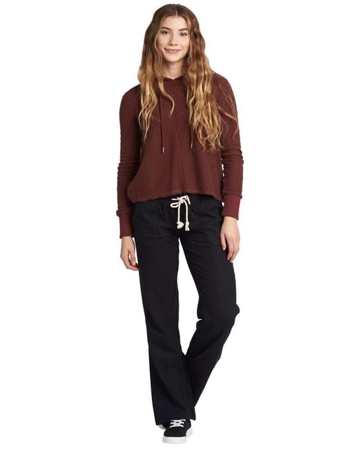 Roxy Blue Oceanside Flared Trousers