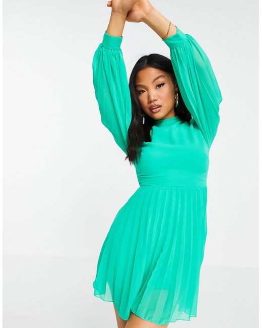 long sleeve mini skater dress, Off 60 
