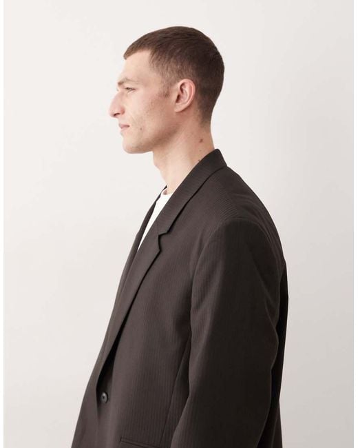 ASOS Black Oversized Suit Jacket for men