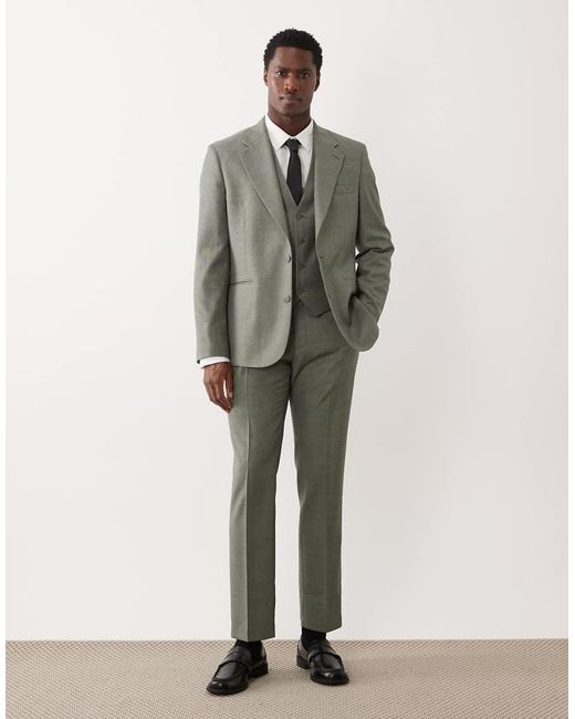 ASOS Gray Slim Suit Jacket for men