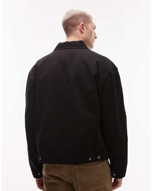 Dickies Black Fort Smith Trucker Jacket for men