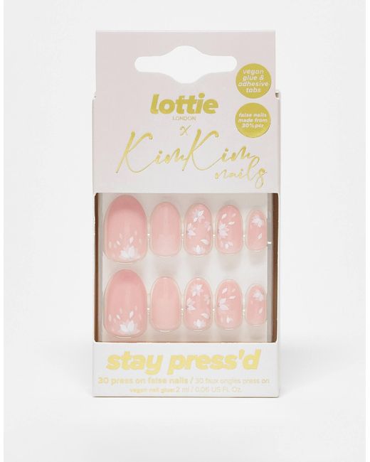 London x kimkim - stay press'd - faux-ongles - glazed and unfazed Lottie en coloris Multicolor