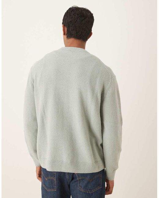 ARKET Gray Supersoft Crew Neck Knitted Jumper for men