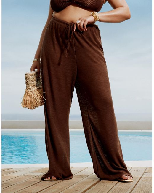 South Beach Blue – gestrickte strandhose