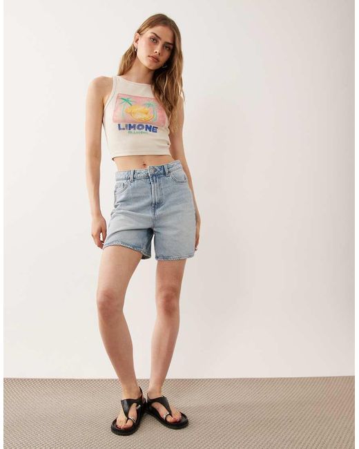 Billabong Multicolor Palm Tree Beach Crop Top