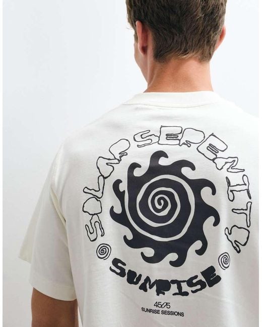 4505 White Heavyweight Quick Dry Cropped Cotton Tank With Back Graphic for men