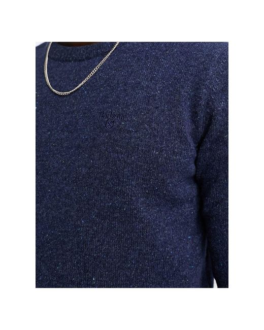 Barbour – essential tisbury – pullover in Blue für Herren