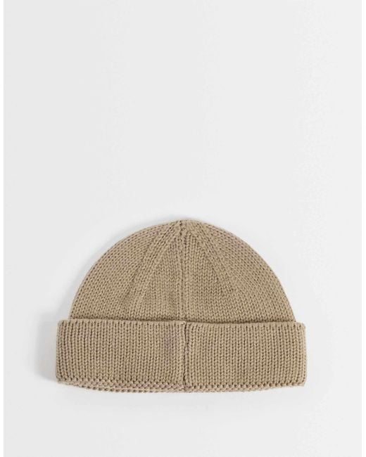 Mini bonnet ASOS pour homme en coloris Natural