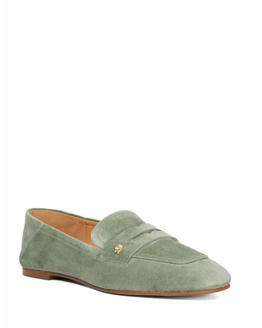Dune Green Glances Loafers