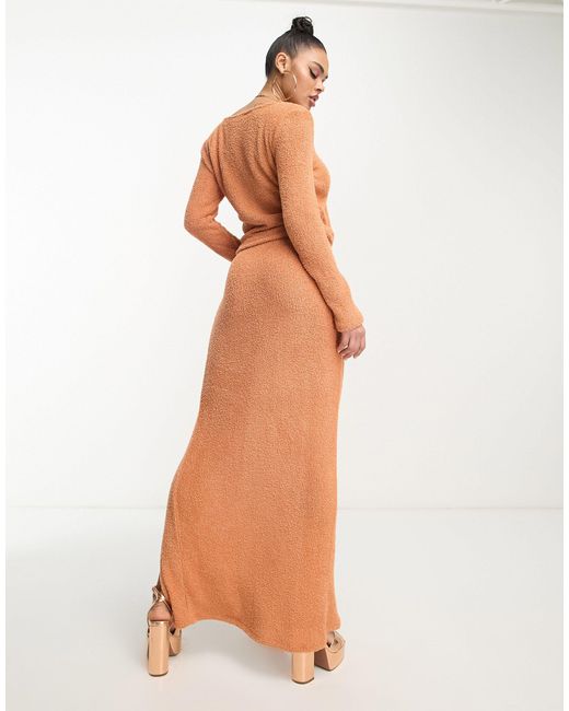 Something New X Klara Hellqvist Fluffy Maxi Skirt Co ord With