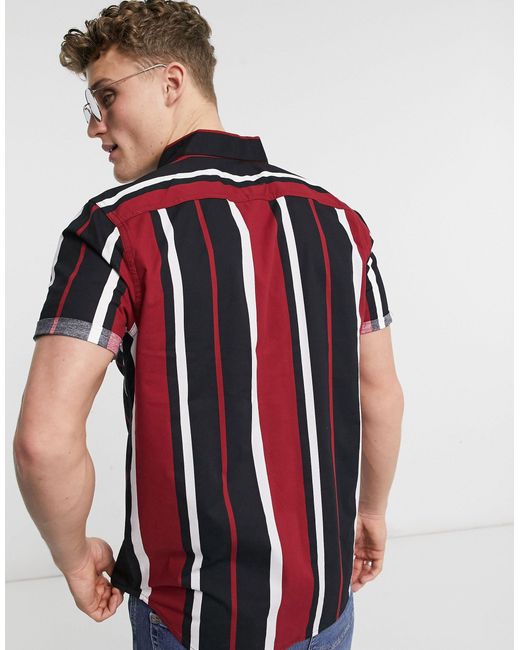 Hollister Short Sleeve Slim Fit Stripe 