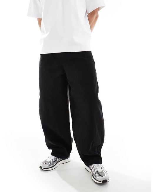 ASOS – oversize-baggy-hose in White für Herren