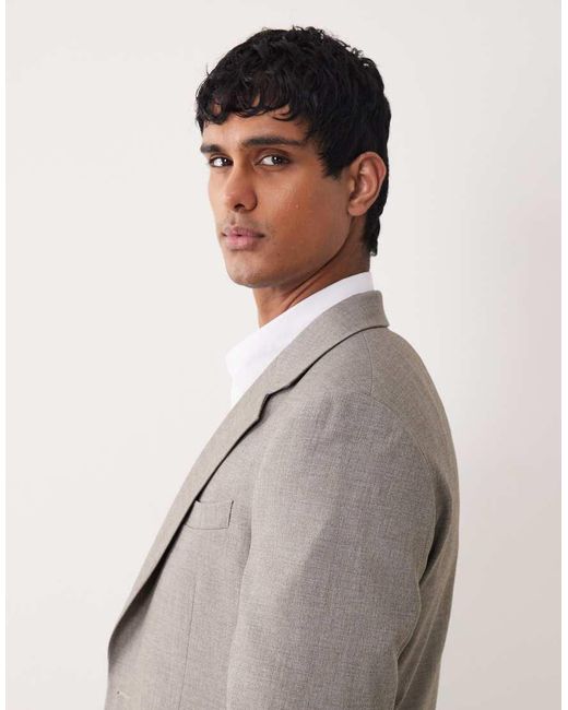 ASOS Gray Slim Suit Jacket for men