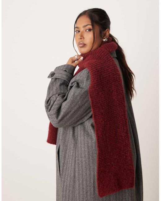 Sciarpa Bordeaux di ASOS in Red