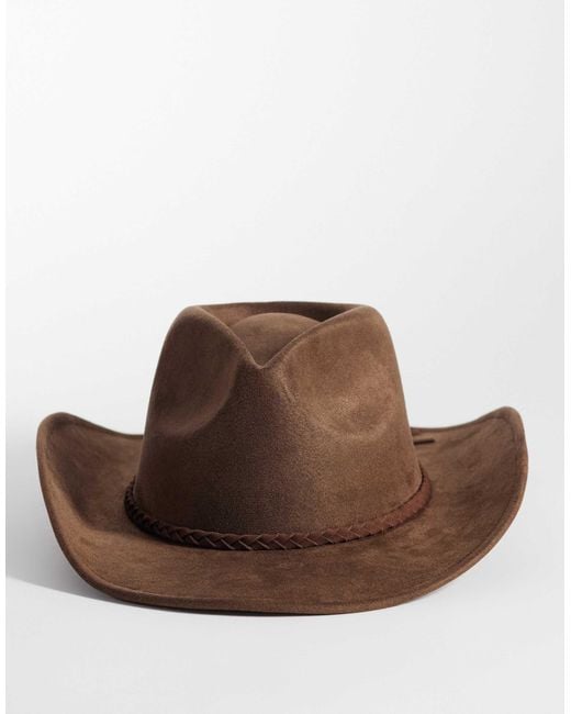 ASOS Brown Western Hat for men
