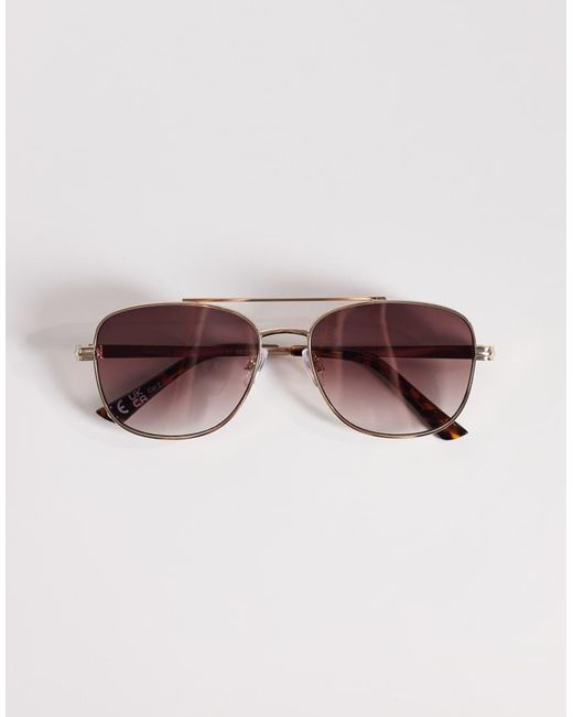 New Look Pink Mini Aviator Sunglasses