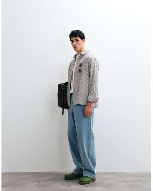 ASOS Blue baggy Jeans for men