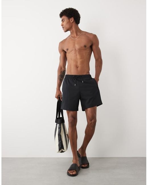 Abercrombie & Fitch Gray 6in Pull On Swim Short for men