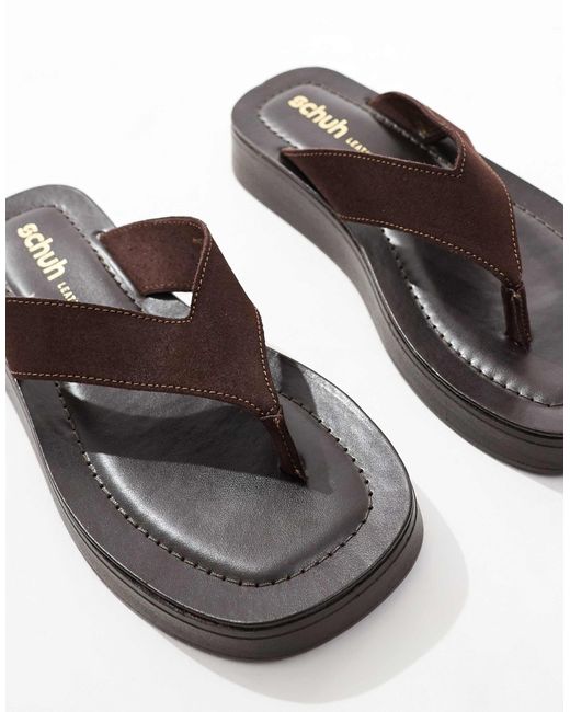 Schuh Natural Tanisha Flatform Flip Flop Sandals