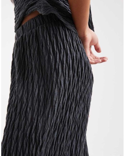 Vero Moda Blue Jersey Wide Leg Pants